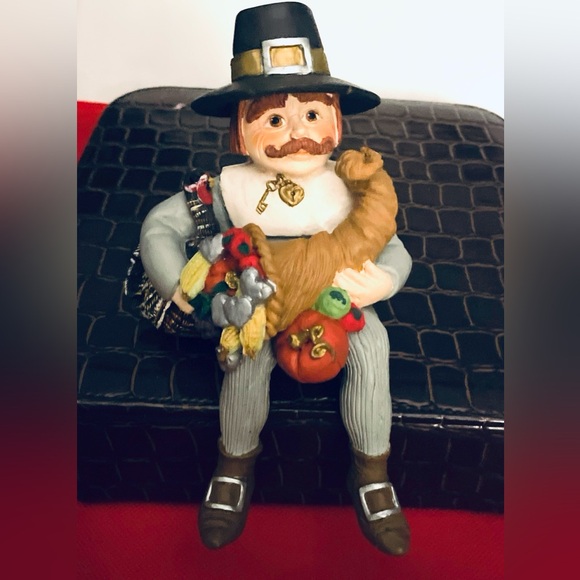 Vintage late 1980s Shenandoah Designs Keeper Of Thanksgiving Figurine - Picture 4 of 4